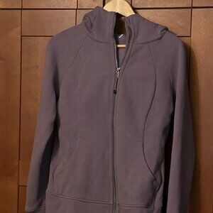 Lululemon Woman's Scuba Hoodie *Light Cotton Fleece Sz 10 Lavender